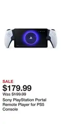 Game Stop Sony PlayStation Portal Remote Player for PS5 Console offer