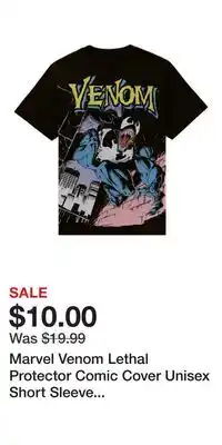 Game Stop Marvel Venom Lethal Protector Comic Cover Unisex Short Sleeve Graphic T-Shirt GameStop Exclusive offer