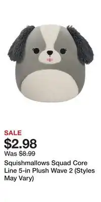 Game Stop Squishmallows Squad Core Line 5-in Plush Wave 2 (Styles May Vary) offer