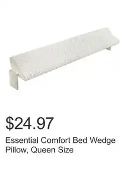 Costco Essential Comfort Bed Wedge Pillow, Queen Size offer