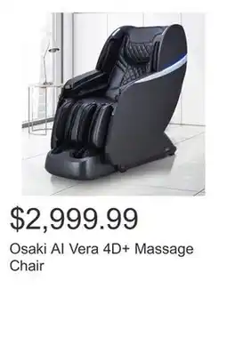 Costco Osaki AI Vera 4D+ Massage Chair offer