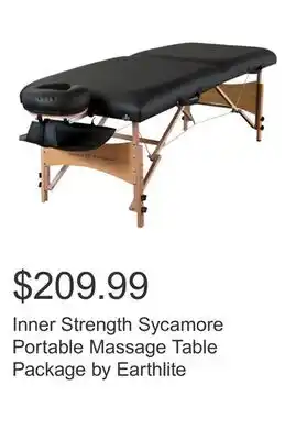 Costco Inner Strength Sycamore Portable Massage Table Package by Earthlite offer