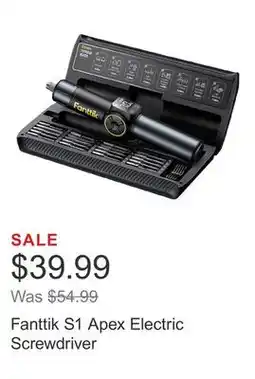 Costco Fanttik S1 Apex Electric Screwdriver offer