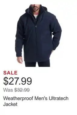 Costco Weatherproof Men's Ultratech Jacket offer
