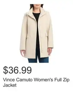 Costco Vince Camuto Women's Full Zip Jacket offer