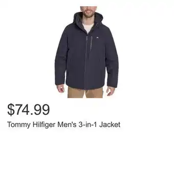Costco Tommy Hilfiger Men's 3-in-1 Jacket offer