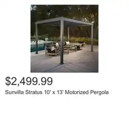 Costco Sunvilla Stratus 10' x 13' Motorized Pergola offer