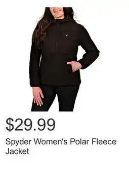 Costco Spyder Women's Polar Fleece Jacket offer