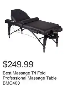 Costco Best Massage Tri Fold Professional Massage Table BMC400 offer