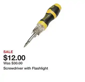 Belk Screwdriver with Flashlight offer