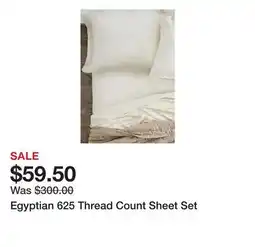 Belk Egyptian 625 Thread Count Sheet Set offer