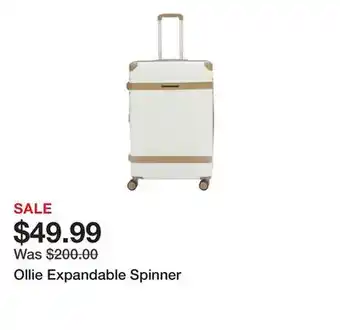 Belk Ollie Expandable Spinner offer