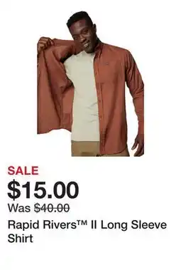 Belk Rapid Rivers II Long Sleeve Shirt offer