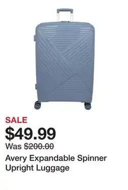 Belk Avery Expandable Spinner Upright Luggage offer