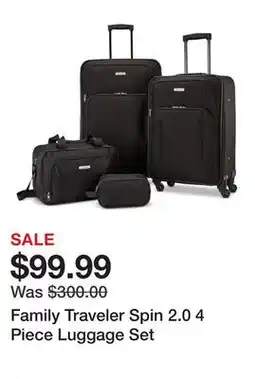 Belk Family Traveler Spin 2.0 4 Piece Luggage Set offer