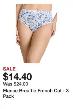 Belk Elance Breathe French Cut - 3 Pack offer