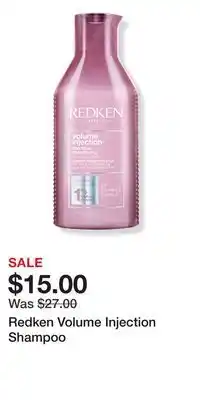 Ulta Beauty Redken Volume Injection Shampoo offer