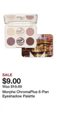 Ulta Beauty Morphe ChromaPlus 6-Pan Eyeshadow Palette offer
