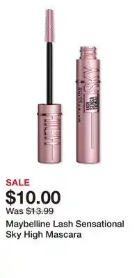 Ulta Beauty Maybelline Lash Sensational Sky High Mascara offer