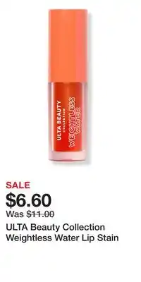 Ulta Beauty ULTA Beauty Collection Weightless Water Lip Stain offer