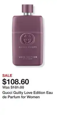 Ulta Beauty Gucci Guilty Love Edition Eau de Parfum for Women offer