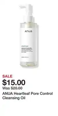Ulta Beauty ANUA Heartleaf Pore Control Cleansing Oil offer
