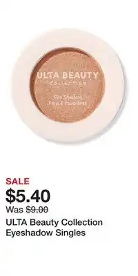 Ulta Beauty ULTA Beauty Collection Eyeshadow Singles offer