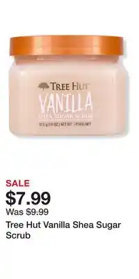 Ulta Beauty Tree Hut Vanilla Shea Sugar Scrub offer