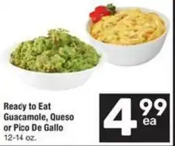 Albertsons Ready to Eat Guacamole, Queso or Pico De Gallo offer