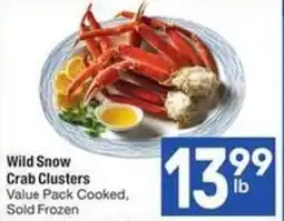 Albertsons Wild Snow Crab Clusters offer