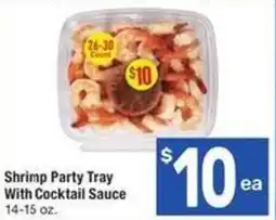 Albertsons Shrimp Party Tray With Cocktail Sauce offer