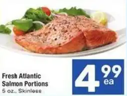 Albertsons Fresh Atlantic Salmon Portions offer