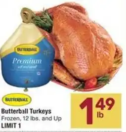 Albertsons Butterball Turkeys offer