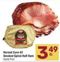 Albertsons Hormel Cure-81 Smoked Spiral Half Ham offer