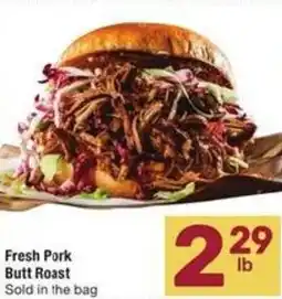 Albertsons Fresh Pork Butt Roast offer