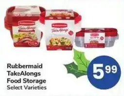 Albertsons Rubbermaid TakeAlongs Food Storage offer