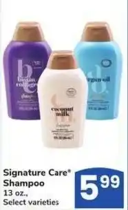 Albertsons Signature Care Shampoo offer