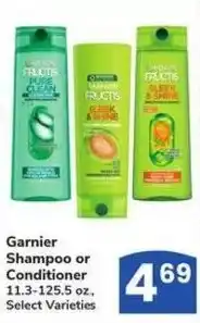 Albertsons Garnier Shampoo or Conditioner offer