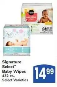 Albertsons Signature Select Baby Wipes offer