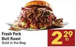 Albertsons Fresh Pork Butt Roast offer