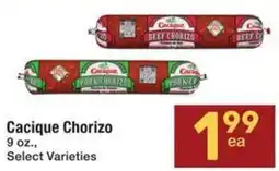 Albertsons Cacique Chorizo offer