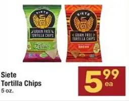 Albertsons Siete Tortilla Chips offer