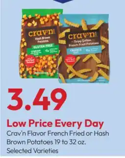 Stater Bros Crav'n Flavor French Fried or Hash Brown Potatoes offer