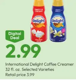 Stater Bros International Delight Coffee Creamer offer