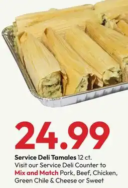 Stater Bros Service Deli Tamales offer