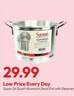 Stater Bros Sazon 24 Quart Aluminum Stock Pot with Steamer offer