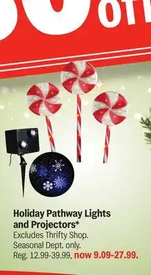 Meijer Holiday Pathway Lights and Projectors offer