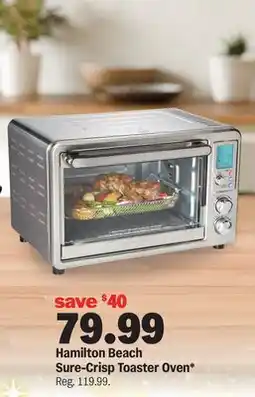 Meijer Hamilton Beach Sure-Crisp Toaster Oven offer