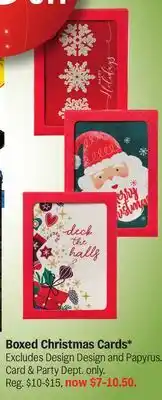 Meijer Boxed Christmas Cards offer