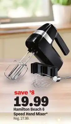 Meijer Hamilton Beach 6 Speed Hand Mixer offer